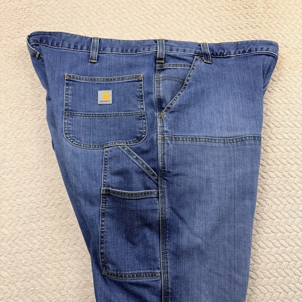 Carhartt Double Knee Rugged Flex Relaxed Fit Logger Jeans Denim  42x30 Workwear